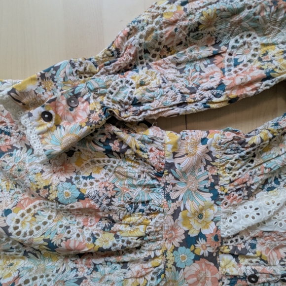 MELLODAY Floral Lace Button-Down Dress - Picture 4 of 16